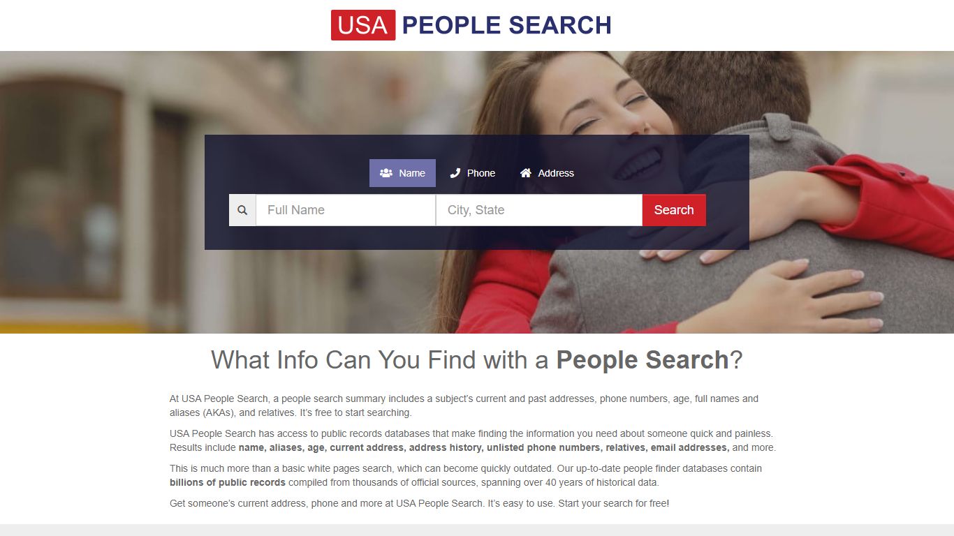 People Search, Address and Phone Lookup - USA People Search